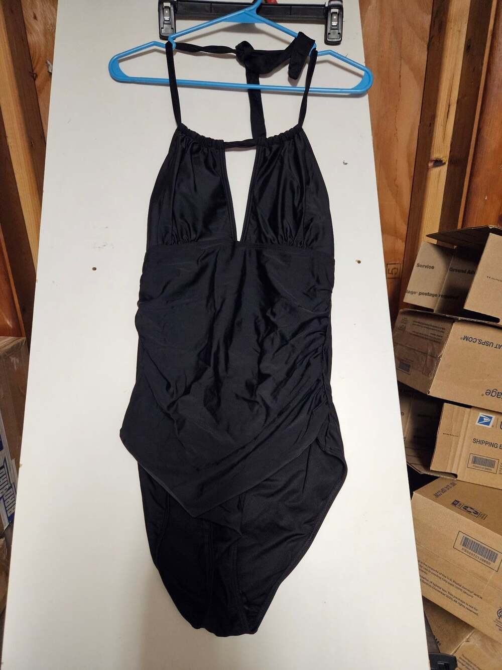 (350) Size M Black Swimsuit